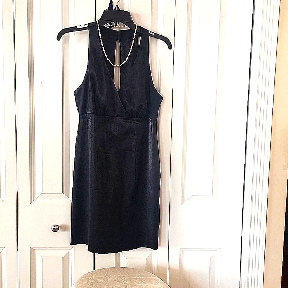 Connected petite black mini dress, size 10P